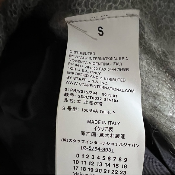 MAISON Martin MARGIELA
Web Knit Wool Mohair Sweater size Small Gray - Picture 4 of 14